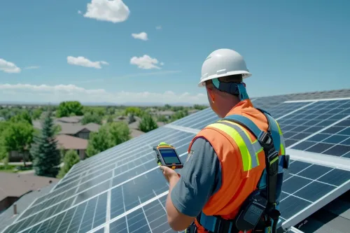 Analyse technique d'une installation solaire montrant une diminution significative de la production énergétique quotidienne