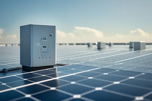 Installation solaire connectée montrant la synchronisation entre panneaux et équipements domestiques