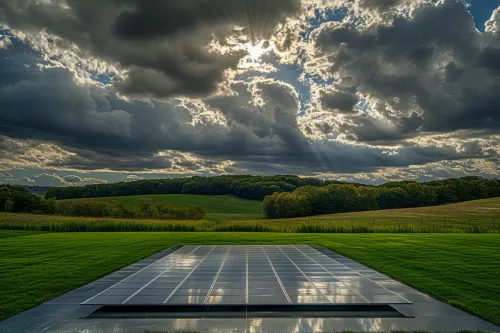 Tableau de bord météo montrant l'ajustement automatique des paramètres selon les conditions climatiques en temps réel