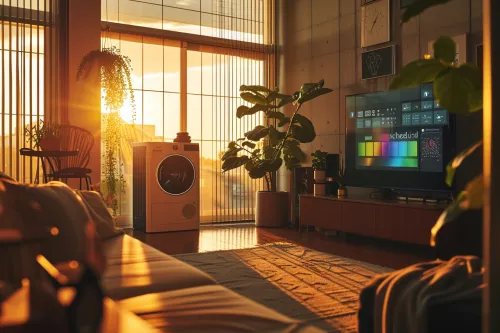 Une maison intelligente équipée de thermostats et ampoules connectés pour réduire sa facture d'énergie