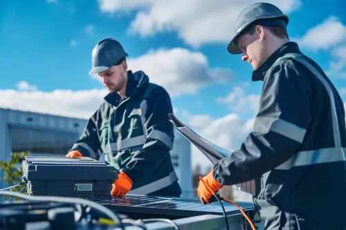 Technicien expert réalisant un raccordement réseau selon les normes professionnelles avec certification